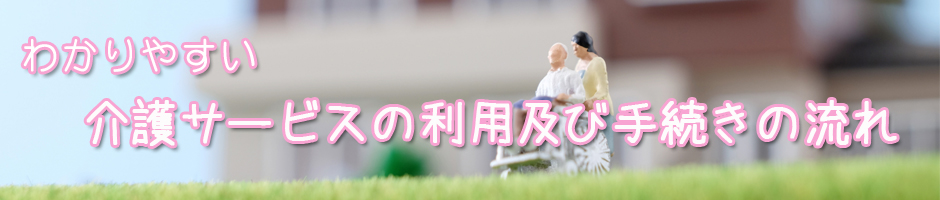 わかりやすい介護サービスの利用及び手続きの流れ