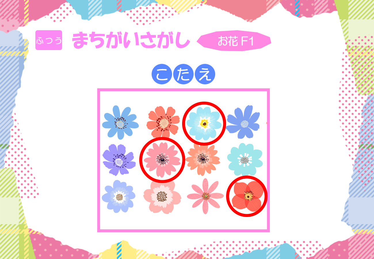 お花1の答え画像